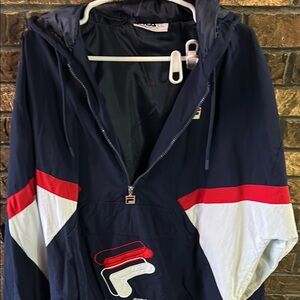 Fila Navy Windbreaker Jacket